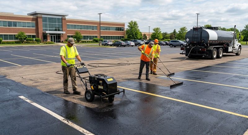 Commercial Asphalt Sealing in Columbus, OH