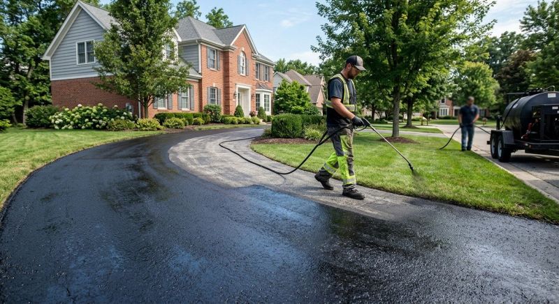 Asphalt Driveway Sealing in Greenville, SC