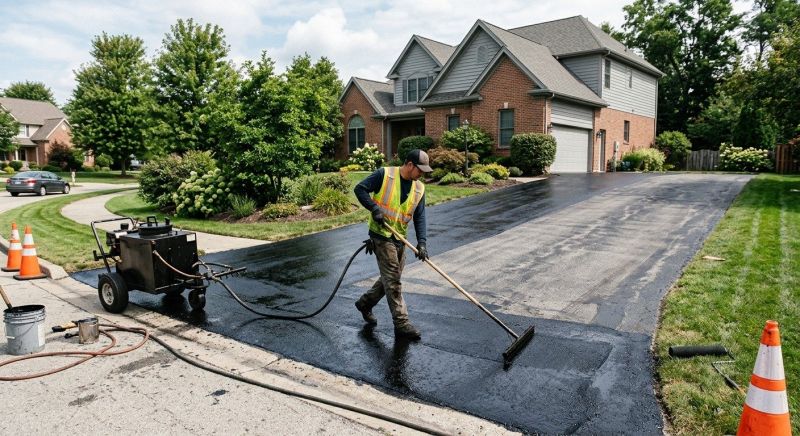 Asphalt Recoating in Grand Rapids, MI