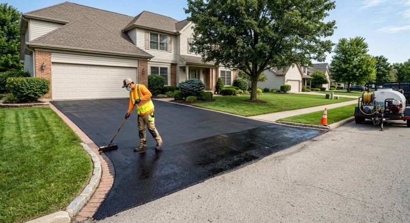 Driveway Slurry Sealing in Greenville, SC