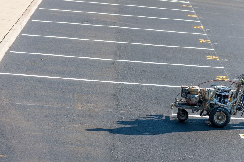 Parking Space Marking in Suwanee, GA