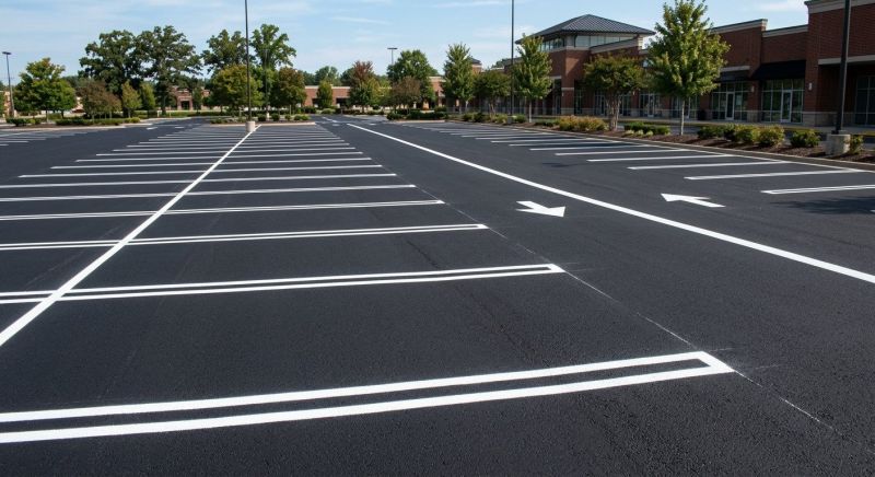 Parking Space Marking in Lawrenceville, GA