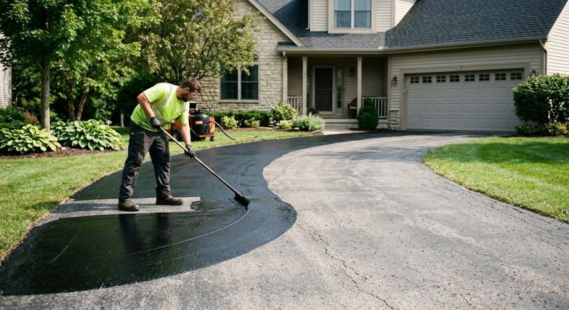 Tar Driveway Sealing in Greenville, SC